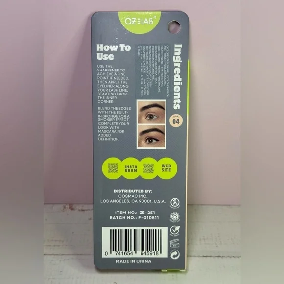 OZ LAB GLIDE N Go - Gel Eyeliner NIB (Ivory) - Picture 3 of 4